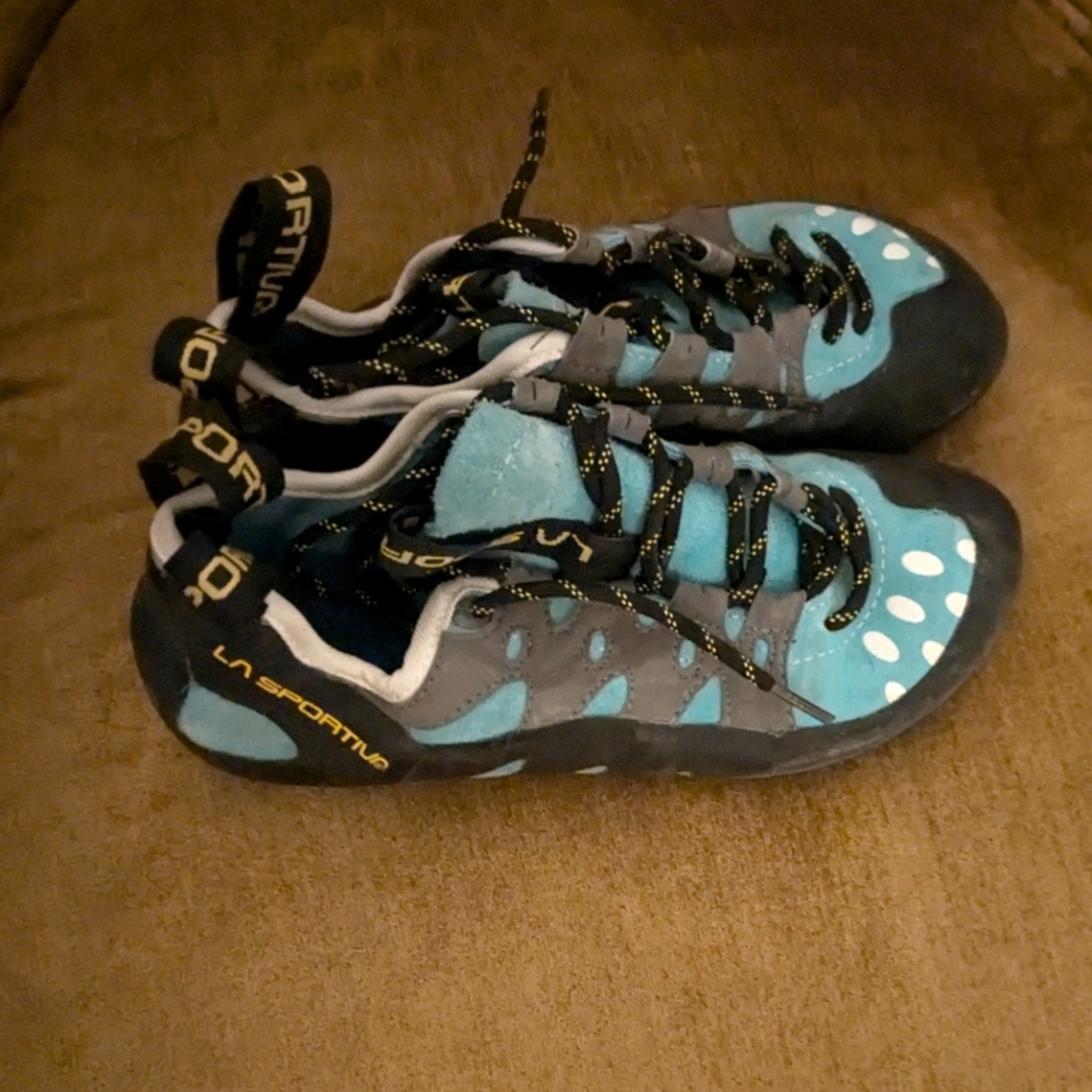 La Sportiva rock climbing shoes